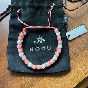 Nogu Coral Lumos Phosphorescent Ceramic/Silver Bracelet